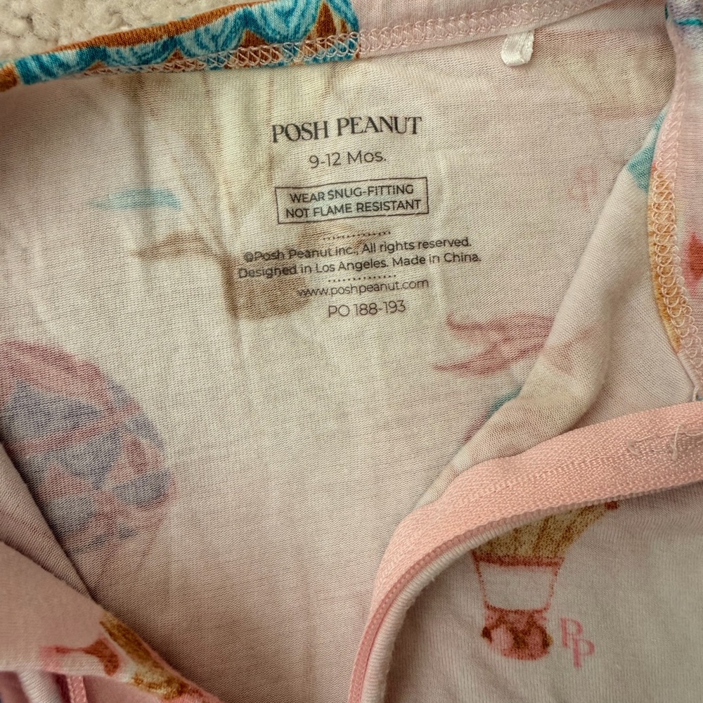 Posh Peanut “Gemma” Footie Ruffled Zippered Pajama - Picture 7 of 11